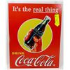 Image 1 : VINTAGE STYLE REPLICA COCA COLA TIN SIGN.