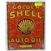 Image 1 : GOLDEN SHELL RETRO STYLE REPLICA TIN SIGN.