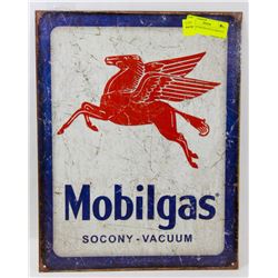 MOBIL GAS RETRO STYLE REPLICA TIN SIGN.