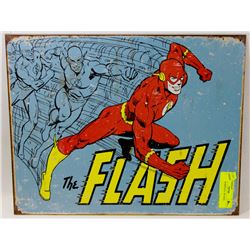 THE FLASH REPLICA TIN SIGN.