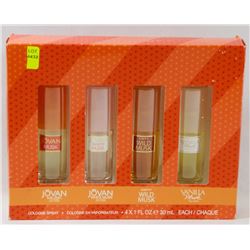 4PC JOVAN MUSK COLOGNE SPRAY SET