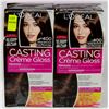 Image 1 : BUNDLE OF TWO LOREAL PARIS CASTING CREME GLOSS