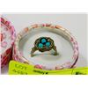 Image 1 : LOVE NEST TURQUOISE RING