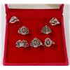 Image 1 : LOT OF 6 LADIES RINGS