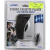 Image 1 : NEW JENSEN STEREO CASSETTE PLAYER WITH AM/FM RADIO