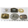 Image 1 : A LOT OF 6 VINTAGE BELT BUCKLES