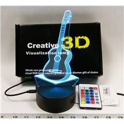 NEW 3D VISUAL RGB NIGHT LIGHT WITH REMOTE