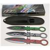 SET OF 3 NEW 7.5" STAINLESS STEEL KNIVES