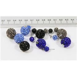 HILLBERG & BERK STYLE SPARKLE BALL STUD EARRINGS