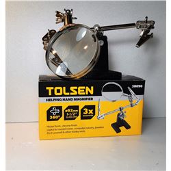 17)  TOLSEN HELPING HANDS MAGNIFIER