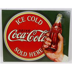 RETRO STYLE COCA COLA METAL SIGN