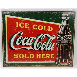 RETRO STYLE COCA COLA METAL SIGN