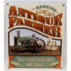 RETRO STYLE ANTIQUE FARMER METAL SIGN