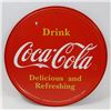 Image 1 : RETRO STYLE COCA COLA ROUND METAL SIGN