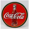 Image 1 : RETRO STYLE COCA COLA ROUND METAL SIGN