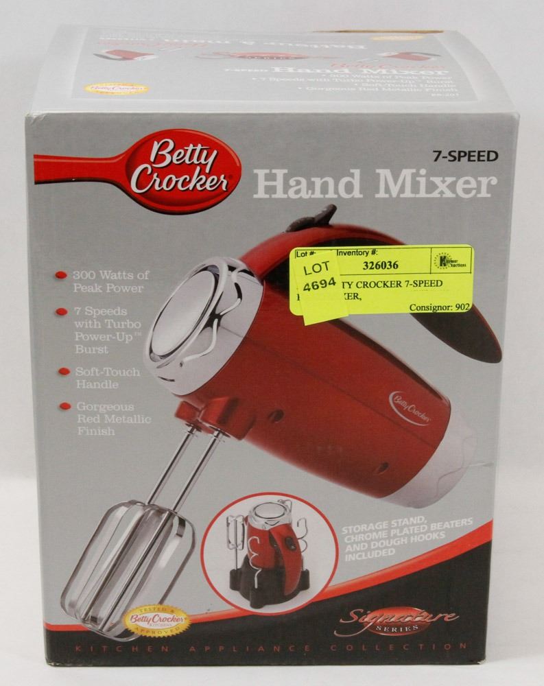 betty crocker 7 speed hand mixer