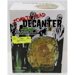 NEW ZOMBIE HEAD 38 OZ. DECANTER -
