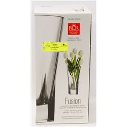 RCR FUSION LEAD-FREE CRYSTALLINE VASE,
