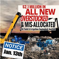 THIS JANUARY 13th IS THE KASTNER OIL FIELD AUCTION
