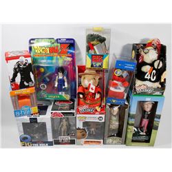 LARGE FLAT OF FIGURINES GOLF