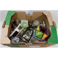 COLLECTION OF CANDLE HOLDERS AND MORE