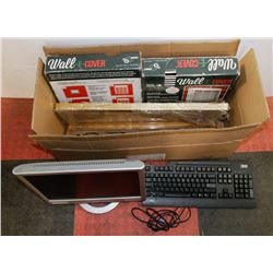 BOX WITH KEYBOARD MONITOR AND VENT COVERS