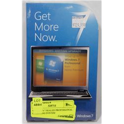 WINDOWS 7 SEALED PROFESSIONAL OPERATING SYSTEM
