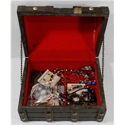 JEWELRY BOX WITH CONTENTS