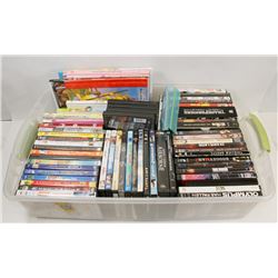 OVER 50 DVD MOVIES AND 12 CHILDRENS STORY BOOKS