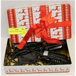 TIN BOX W/ 12V BOOT WARMERS