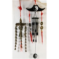 LOT OF 2 NEW ASIAN WIND CHIMES