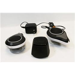 BOX W/ 3 BLUETOOTH SPEAKERS - HR AQUA,