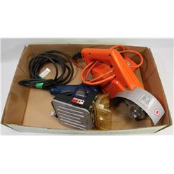 BLACK AND DECKER SAW & RYOBI PLANER.