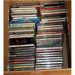BOX OF 60 CDS INCL TINA TURNER, U2, RANDY TRAVIS