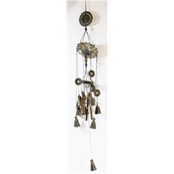 TEMPLE BELL & LUCKY COIN WIND CHIME