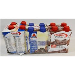 LOT OF 12  MEAL REPLACEMENT SHAKES ASSORTED