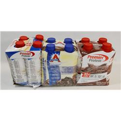 LOT OF 12  MEAL REPLACEMENT SHAKES ASSORTED