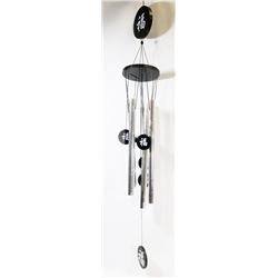 LARGE METAL TUBE ASIAN WIND CHIME
