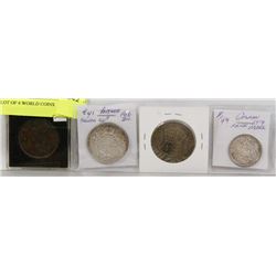 LOT OF 4 WORLD COINS