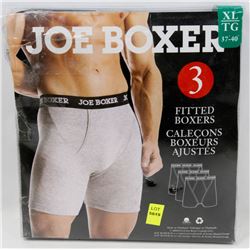 JOE BOXER XL 3 PACK FITTED BOXERS