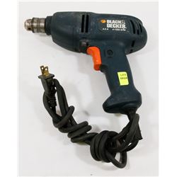 BLACK AND DECKER 4.0A 0-1350 RPM DRILL