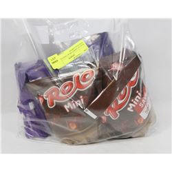 BAG OF DAIRY MILK CHOCOLATES AND ROLO MINIS