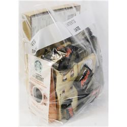 BAG WITH LINDT, STARBUCKS MED ROAST COFFEE,