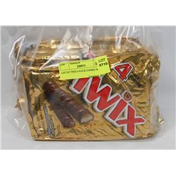 LOT OF TWIX 4-PACK COOKIE BARS