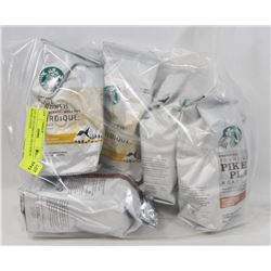 LOT OF 5 STARBUCKS TRUE NORTH BLEND COFFEE