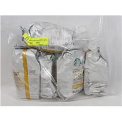 LOT OF 5 STARBUCKS TRUE NORTH BLEND COFFEE