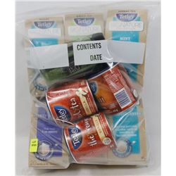 BAG OF ASSORTED TETLEY TEA