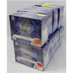 8 BOXES OF 48 TETLEY ORANGE PEKOE TEA - DECAF