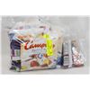 Image 1 : BAG WITH CAMPINOS NUTRIGRAIN BARS AND MINI EGGS