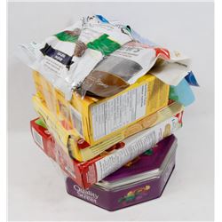 LOT OF ASSORTED CHOCOLATE AND COOKIES, INCLUDING